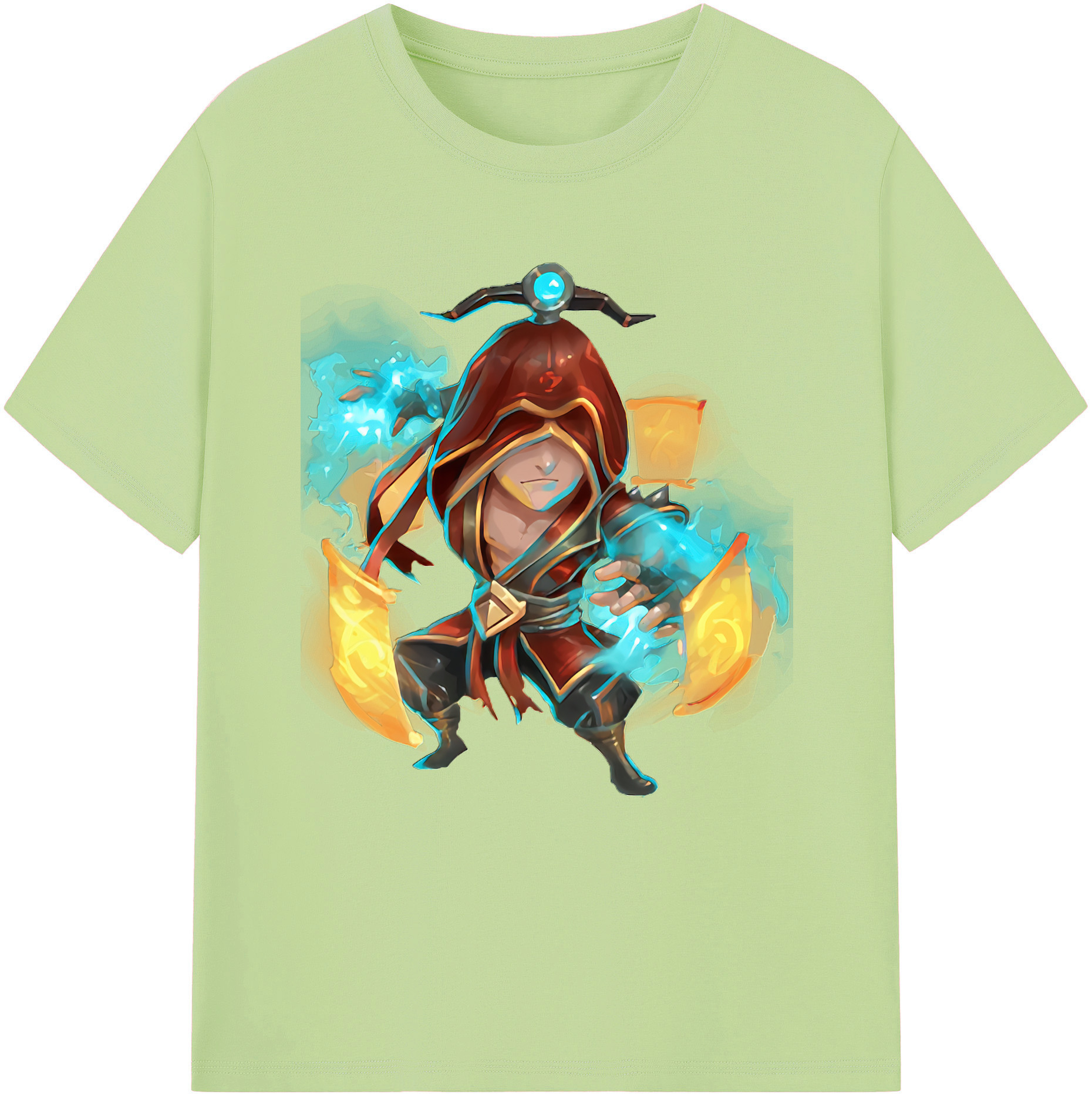 リーグ・オブ・レジェンド League of Legends LOL 綿100％半袖Tシャツ（フロントプリント）
